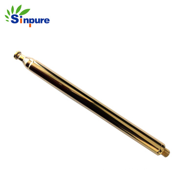 Customized Lenth Telescopic FM VHF UHF Brass Rod Antenna 5 Section